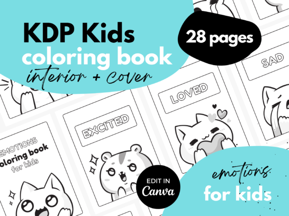 Crafting a Kids' Emotions Coloring Book for Amazon KDP