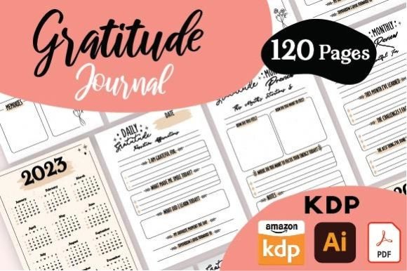 Gratitude Journal for Women: Your All-in-One Editable Design Asset