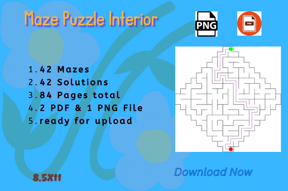 Integrating the Diamong Style Maze Activity Book Interior into Your Creative Publishing Workflow