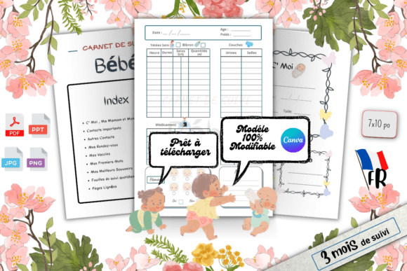 The Modifiable Baby Tracking Logbook: A 3-Month Follow-Up Companion