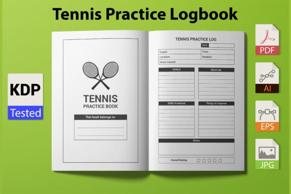 The Tennis Practice Log Book Interior: Your Path to Measurable Improvement