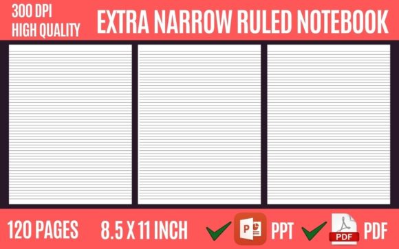 The Ultimate Tool for Detail-Oriented Professionals: The Extra Narrow Ruled Notebook