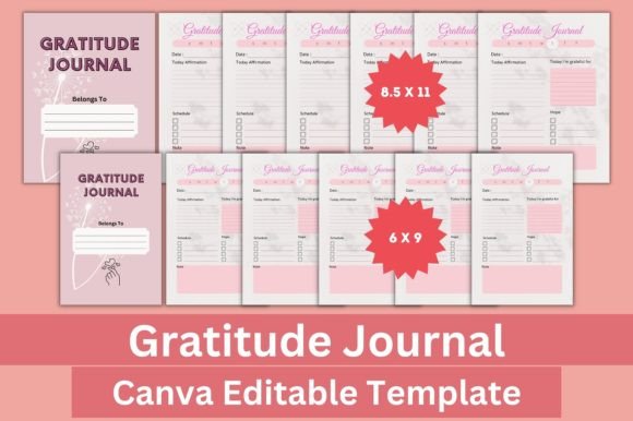 Unlocking Your Creative Potential: The Gratitude Journal Canva Template KDP Advantage