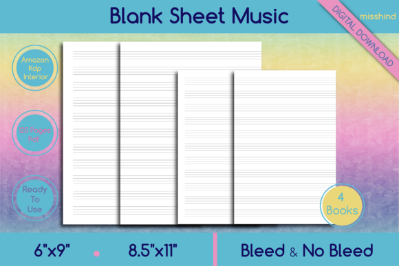 Your Essential Blank Sheet Music Book for Amazon KDP